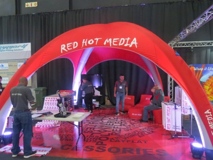 Red Hot Media Suppliers Exhibit Materials At Sign Africa And FESPA Africa Expo