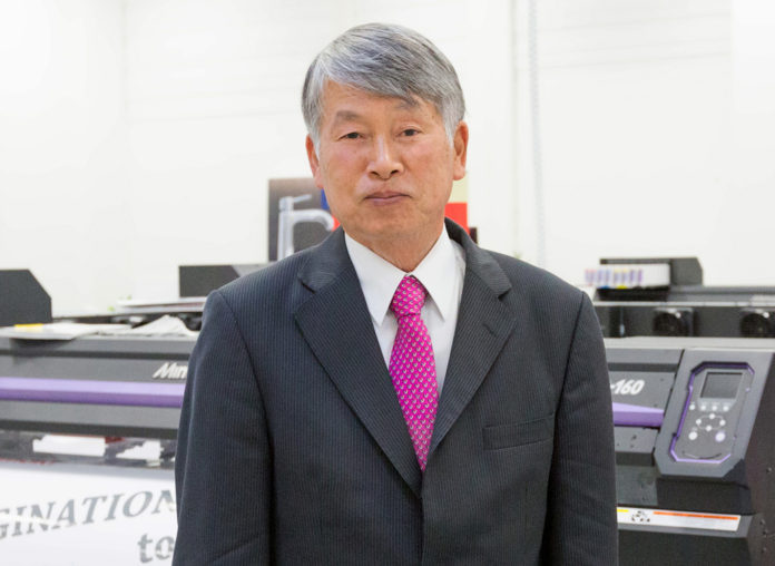 Mimaki chairman Sakae Sagane, who also served as executive vice president for Mimaki Engineering Company, has retired.