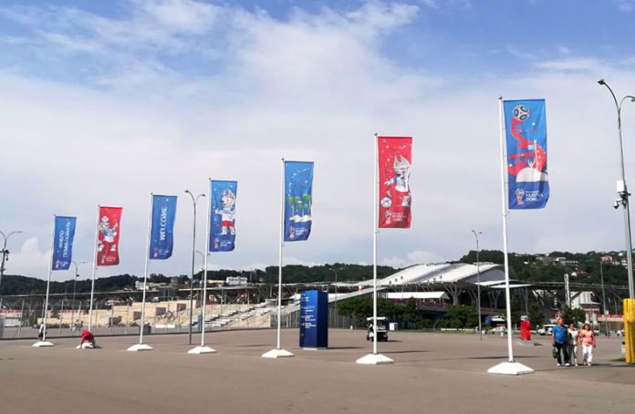 Mimaki flys flags for Simvol.