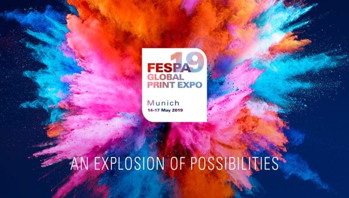 FESPA 2019 strapline underlines boundless opportunities.