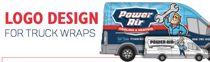 Logo design for truck wraps.