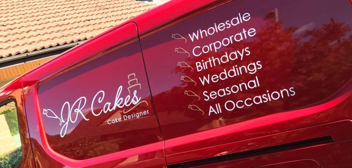 Metamark Vinyl Used For Cake Van Decoration