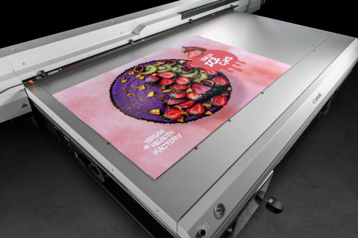 Canon Launches New Flatbed Printer