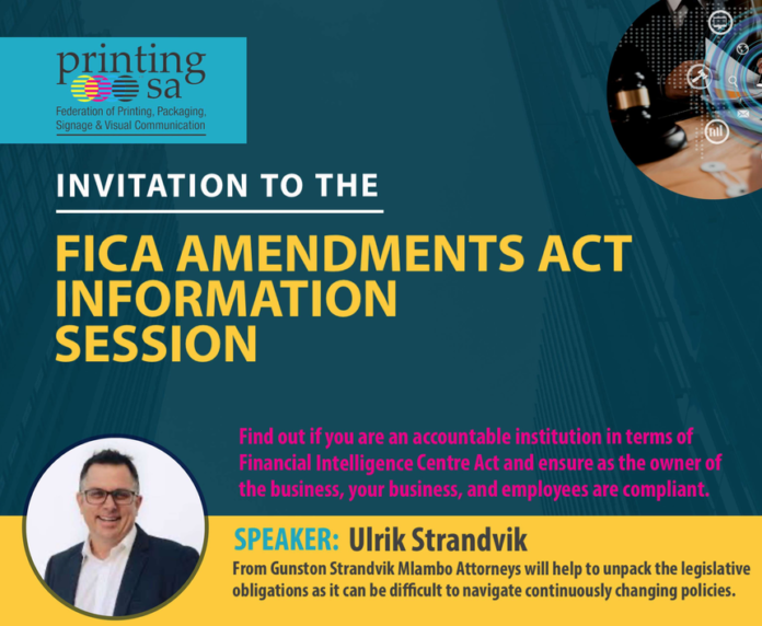 Printing SA Announce Information Session On FICA