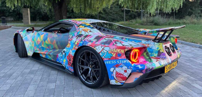 Metamark Film And Overlaminate Enable Pop Art Design For Vehicle