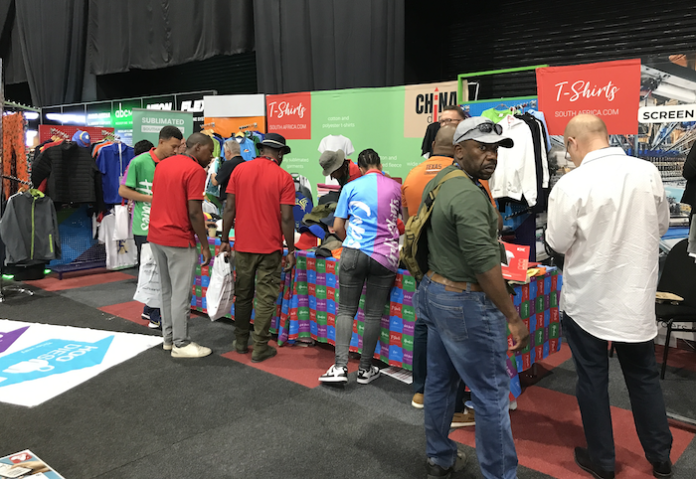 T-Shirts South Africa Exhibited Product Range At Sign Africa Expo